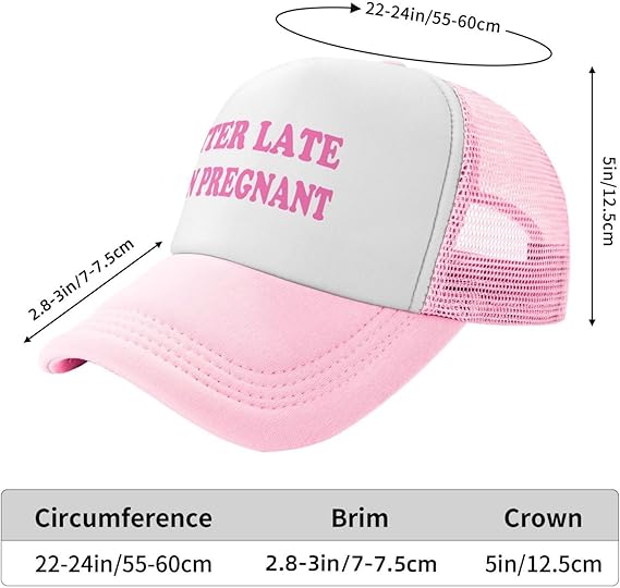 Funny Trucker Hat Unisex Humor Gag Cap Mesh Adjustable Hats for Men Women Classic Fishing Caps