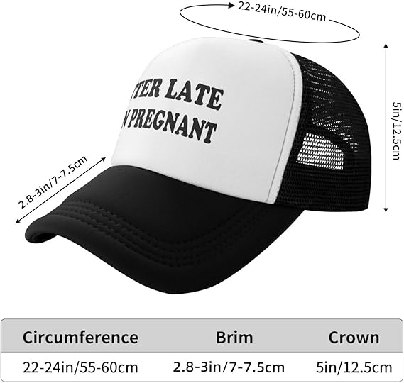 Funny Trucker Hat Unisex Humor Gag Cap Mesh Adjustable Hats for Men Women Classic Fishing Caps