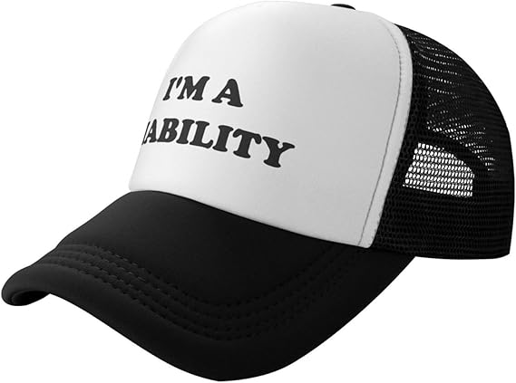 Funny Trucker Hat Unisex Humor Gag Cap Mesh Adjustable Hats for Men Women Classic Fishing Caps